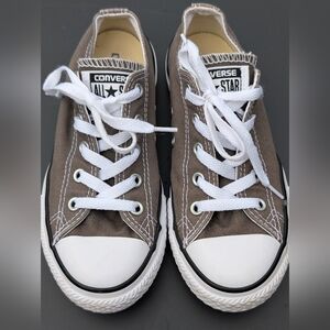 Converse All Star Gray Sneakers Unisex Youth Size 1